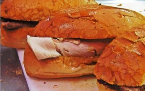 Philippe's French Dip Sandwiches
